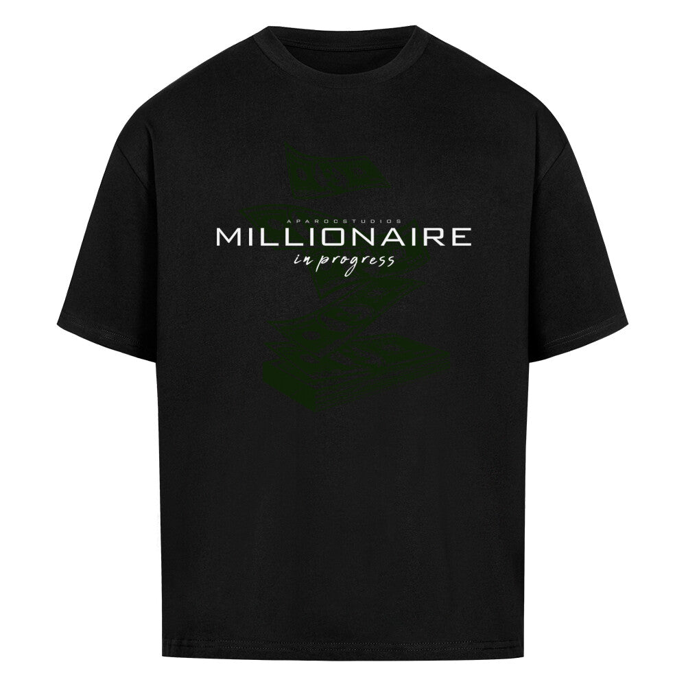 APAROC STUDIOS - MILLIONAIRE TEE - SCHWARZ