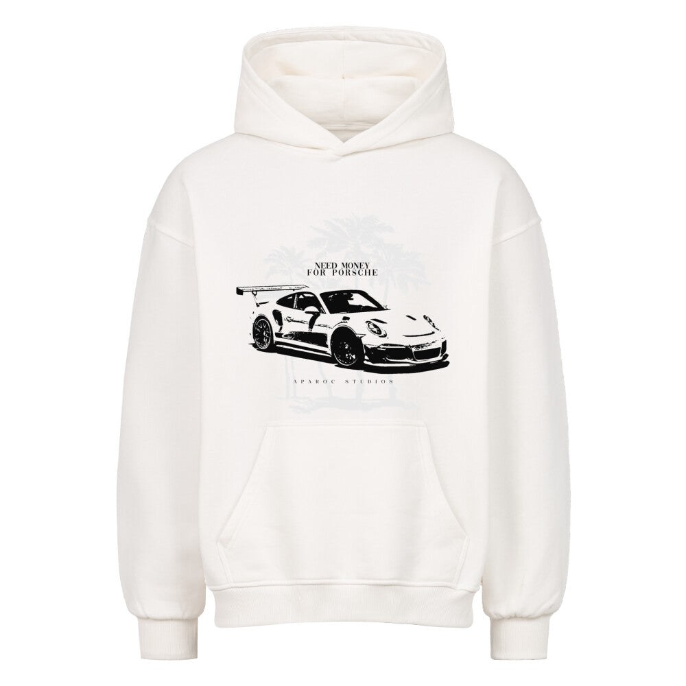 APAROC STUDIOS - NEEDMONEY HOODIE - WEISS